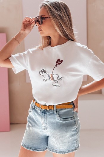 Spodenki damskie jeansowe z paskiem SUNNY JIN niebieskie Dstreet SY0470