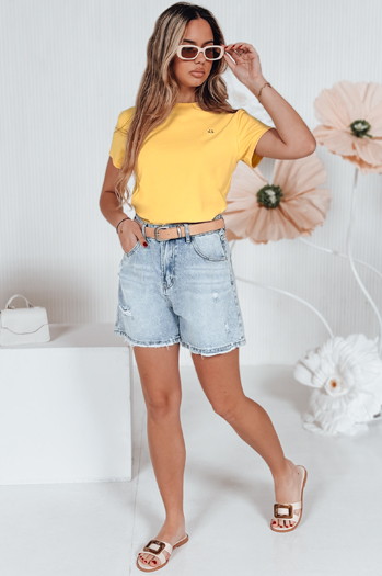 Spodenki damskie jeansowe VALONNA niebieskie Dstreet SY0477