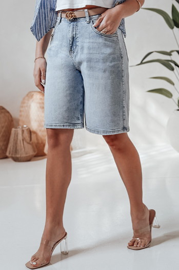Spodenki damskie jeansowe JEANZDAY niebieskie Dstreet SY0480
