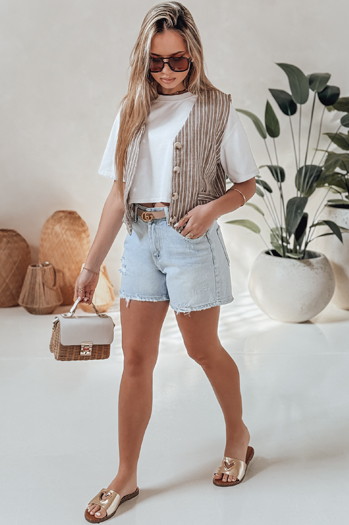 Spodenki damskie jeansowe SUMMER JEAN niebieskie Dstreet SY0484