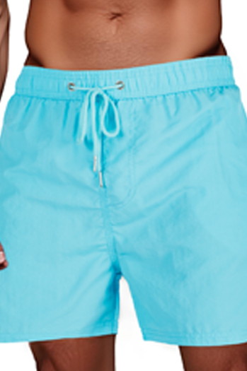 Spodenki męskie kąpielowe jasnoniebieskie Dstreet SX2456