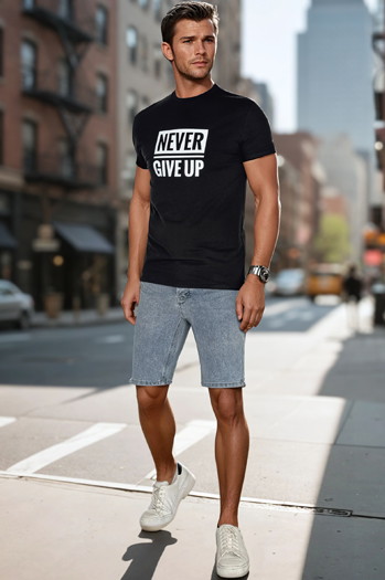 Spodenki męskie jeansowe jasnoniebieskie Dstreet SX2490