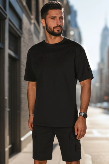 Komplet męski czarny Dstreet AX0807