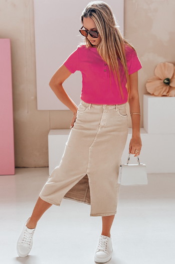 Bluzka damska one size prążkowana KISS LOOK różowa Dstreet RY2832