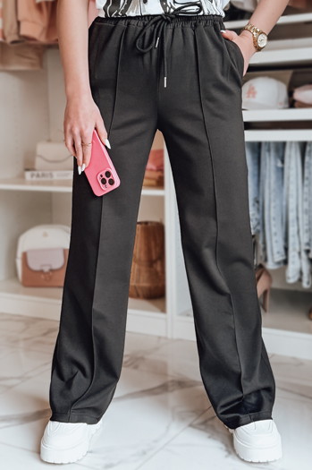Spodnie damskie dresowe DRESSANIK czarne Dstreet UY2704
