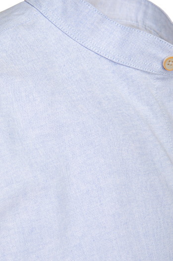 Koszula męska z krótkim rękawem niebieska Dstreet KX1047