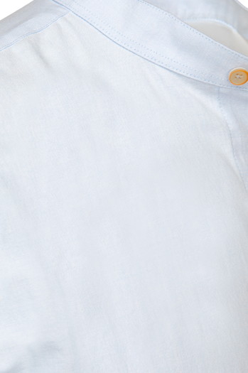 Koszula męska z krótkim rękawem błękitna Dstreet KX1048