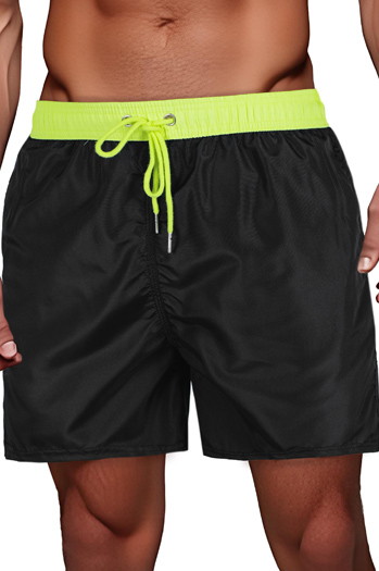 Spodenki męskie czarno-zielone Dstreet SX2515