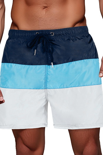 Spodenki męskie kąpielowe granatowo-białe Dstreet SX2518