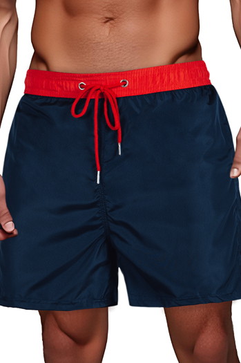 Spodenki męskie kąpielowe granatowo-czerwone Dstreet SX2525
