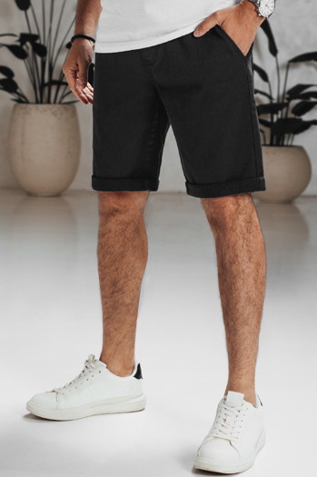 Spodenki męskie jeansowe czarne Dstreet SX2547