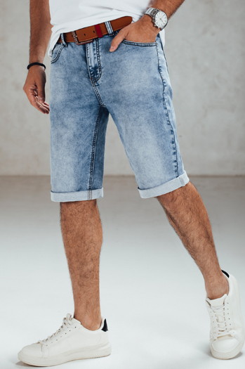 Spodenki męskie jeansowe niebieskie Dstreet SX2551