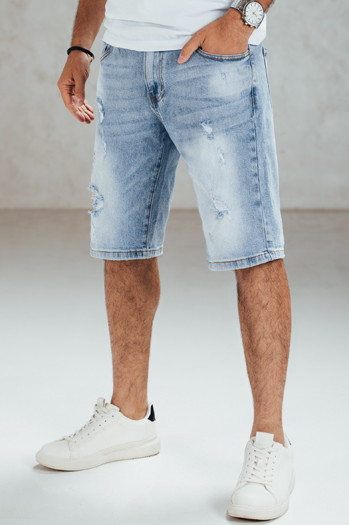 Spodenki męskie jeansowe niebieskie Dstreet SX2554