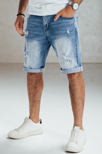 Spodenki męskie jeansowe niebieskie Dstreet SX2560