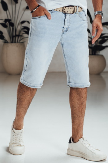 Spodenki męskie jeansowe niebieskie Dstreet SX2565