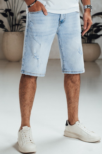 Spodenki męskie jeansowe niebieskie Dstreet SX2566