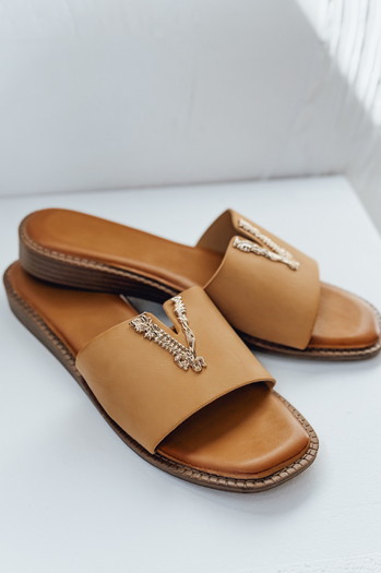 Buty damskie SOLVINA beżowe Dstreet ZY0956