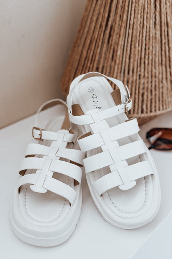 Sandały damskie SERALINA białe Dstreet ZY0963