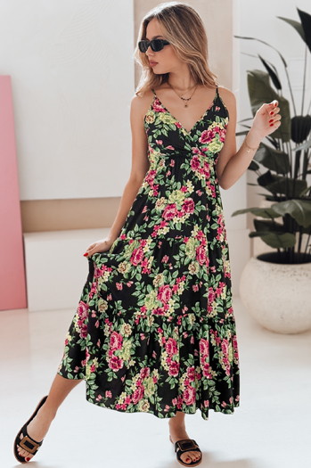 Sukienka maxi MISSBLOSSY czarna Dstreet EY2621