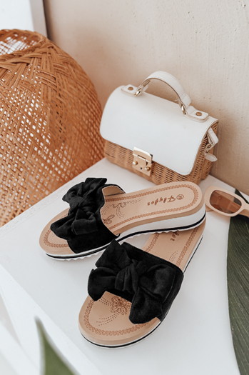 Klapki damskie LOVESLIDE czarne Dstreet ZY0995