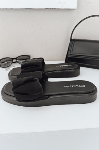 Klapki damskie CHICLOVE czarne Dstreet ZY1000