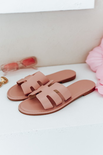 Klapki damskie FLOREVA różowe Dstreet ZY1001