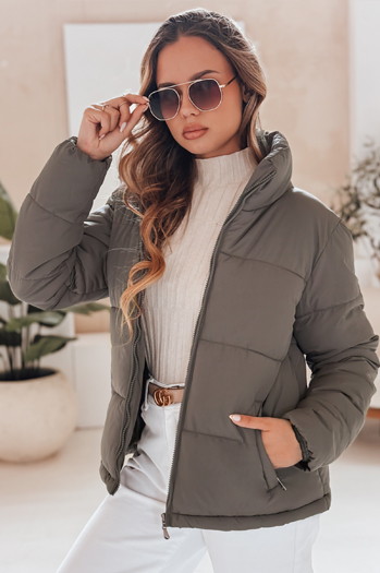 Kurtka damska pikowana LAROSE szara Dstreet TY4944