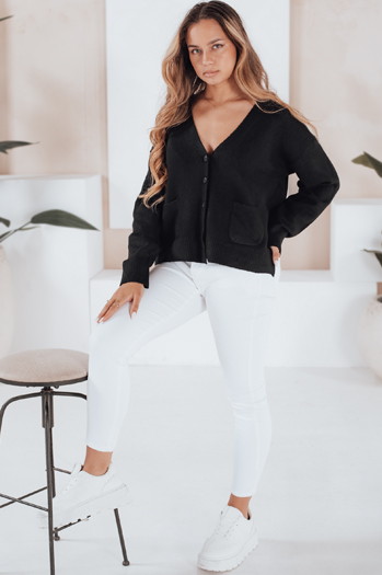 Damski kardigan SORELIE czarny Dstreet MY2508