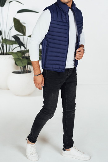 Kamizelka męska pikowana granatowa Dstreet TX5082