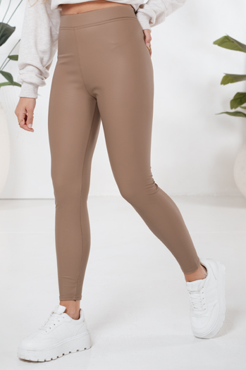 Leginsy damskie woskowane beżowe Dstreet UY2727