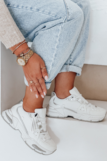 Sneakersy damskie białe Dstreet ZY1017