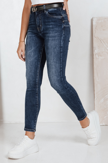 Jeansy damskie skinny granatowe Dstreet UY2789