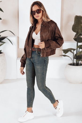 Jeansy damskie skinny niebieskie Dstreet UY2809