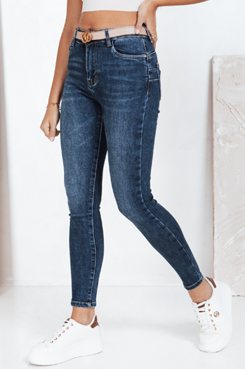 Jeansy damskie skinny niebieskie Dstreet UY2826