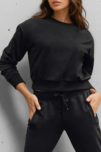 Bluza damska klasyczna czarna Dstreet BY1526