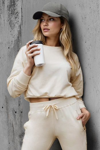 Bluza damska klasyczna kremowa Dstreet BY1530