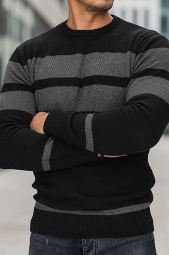 Sweter męski czarny Dstreet WX2329