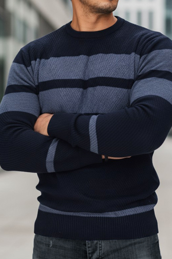 Sweter męski granatowy Dstreet WX2330