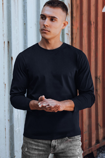 Longsleeve męski granatowy Dstreet LX0580