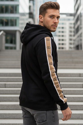 Bluza męska z kapturem czarna Dstreet BX5944