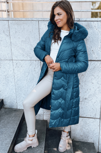 Płaszcz damski zimowy SCARLET granatowy Dstreet TY5518