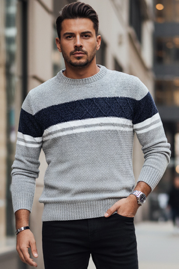 Sweter męski szary Dstreet WX2245z