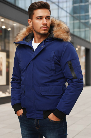 Kurtka męska zimowa granatowa Dstreet TX3943z