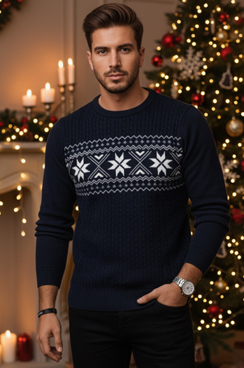 Sweter męski granatowy Dstreet WX2277z