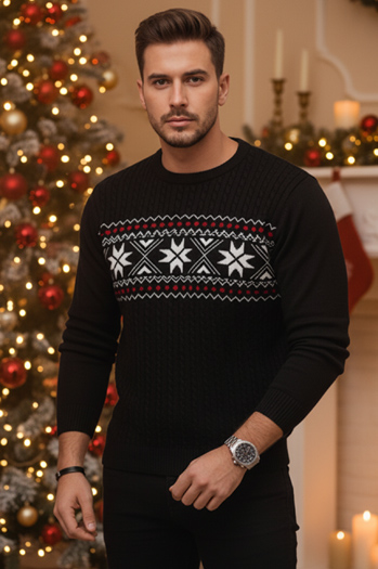 Sweter męski czarny Dstreet WX2276z