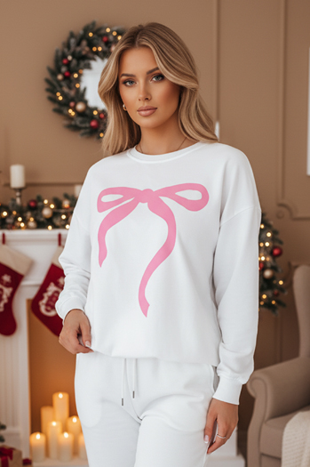 Bluza damska one size oversize SOFTTIE biała Dstreet BY1358z