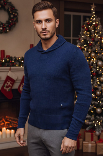 Sweter męski granatowy Dstreet WX1875z