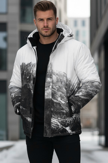 Kurtka męska zimowa narciarską czarna Dstreet TX5124