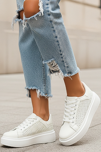 Sneakersy damskie białe Dstreet ZY1370