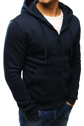 Bluza męska rozpinana granatowa BX2195